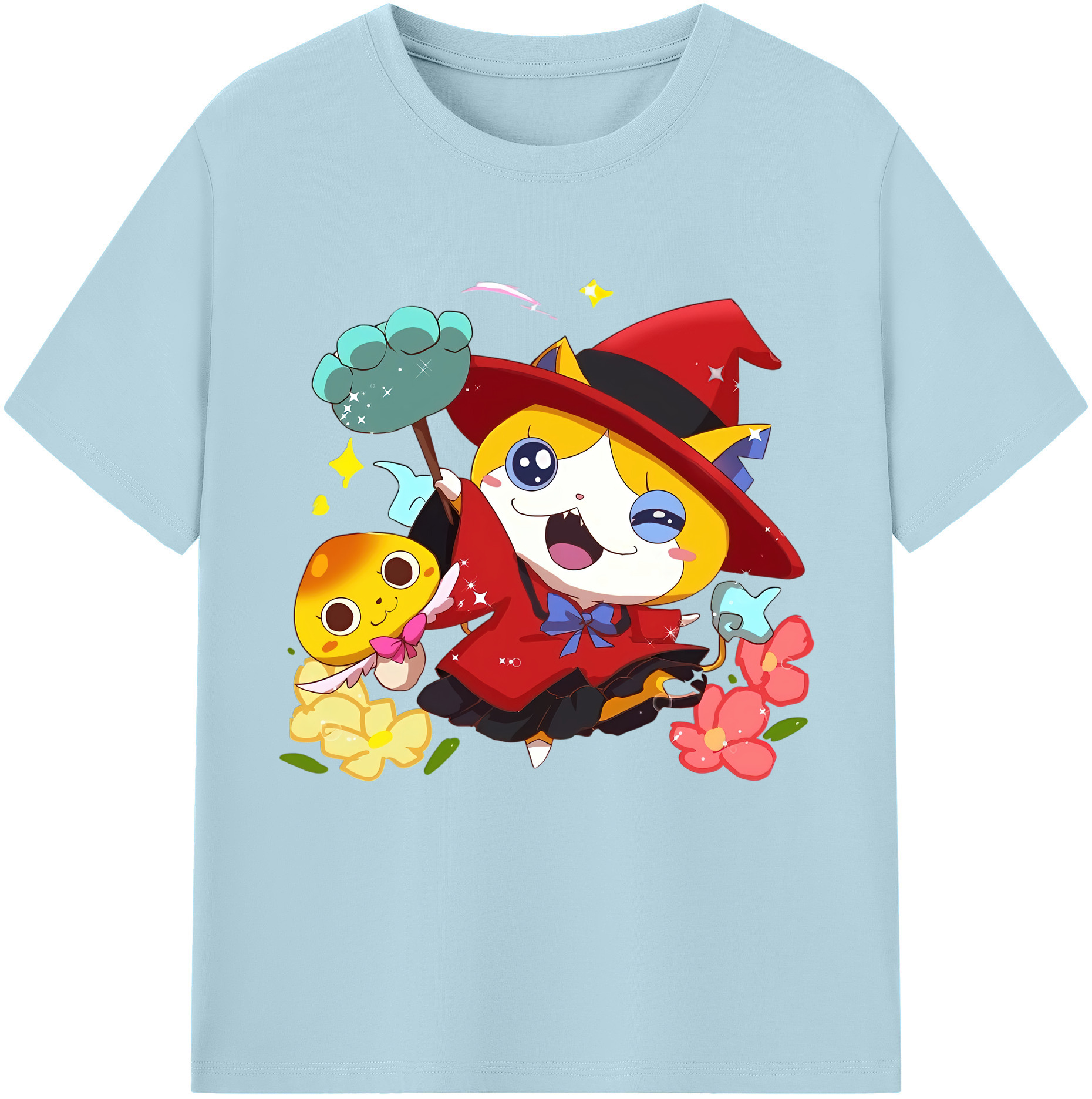 （画像用） 妖怪ウォッチ Yo-kai Watch 綿100％半袖Tシャツ（フロントプリント）